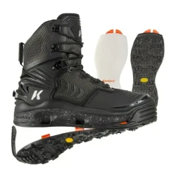 Korkers River Ops Wading Boot Vibram/Felt - Your Premium Fishing Gear Store Rods Lines Baits Accessories^ Sale