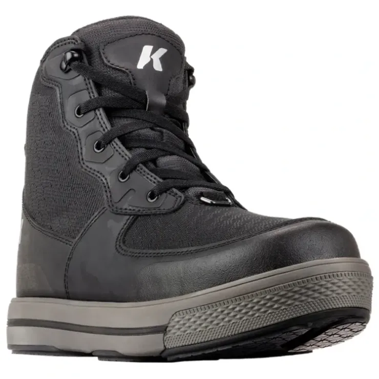 Korkers Stealth Sneaker Boot w/ Fixed Kling-On Rock Soles Black - Your Premium Fishing Gear Store Rods Lines Baits Accessories^ Online
