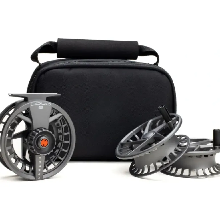 Lamson Liquid S-Series HD Fly Reel and Spools 3 Pack -7+ - Your Premium Fishing Gear Store Rods Lines Baits Accessories* Fly Fishing