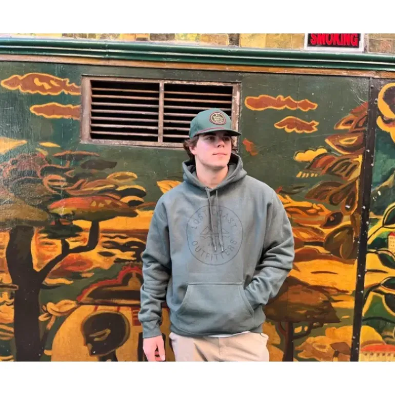 LCO Badge Hoody - Green - Your Premium Fishing Gear Store Rods Lines Baits Accessories* Shop All