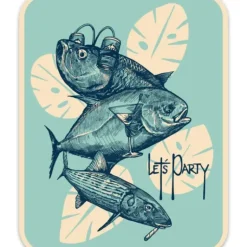 Let's Party Sticker - Your Premium Fishing Gear Store Rods Lines Baits Accessories* Shop All