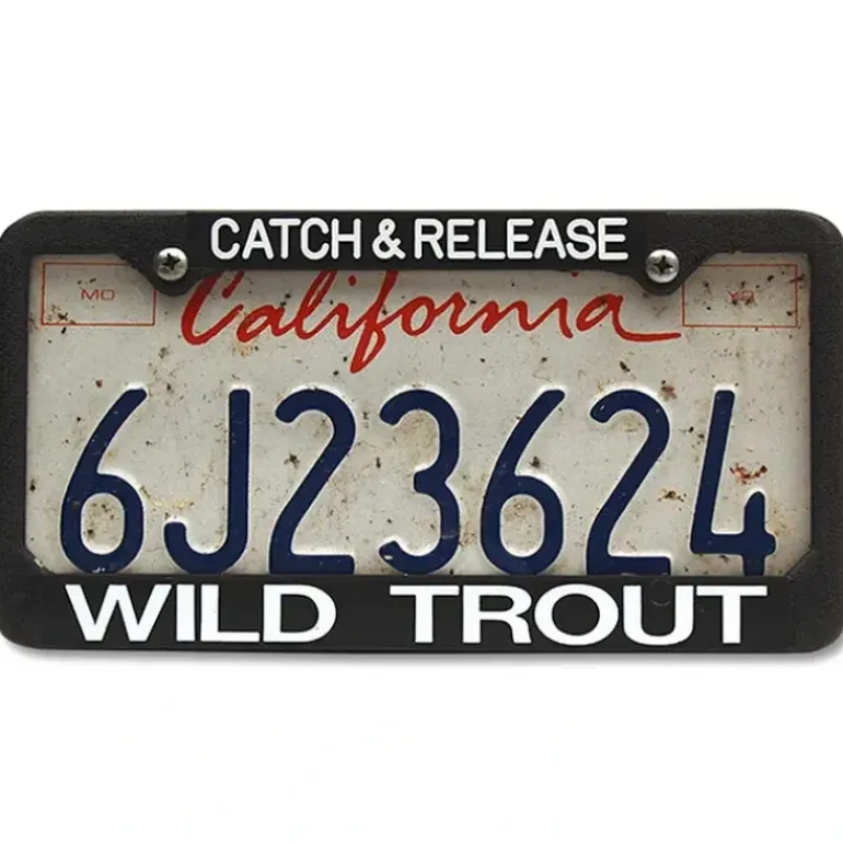 License Plate Frame Catch and Release - Your Premium Fishing Gear Store Rods Lines Baits Accessories* Shop All