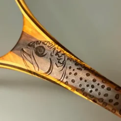 Little Dipper 12"x8" - Brook Trout Engraved - Classic Fly Fishing Traditional Landing Net - Your Premium Fishing Gear Store Rods Lines Baits Accessories* Fly Fishing