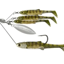 LiveTarget BaitBall Spinner Rig, Large, 5/0 Hook, 1/2 oz, Gold Perch - Your Premium Fishing Gear Store Rods Lines Baits Accessories* Bait