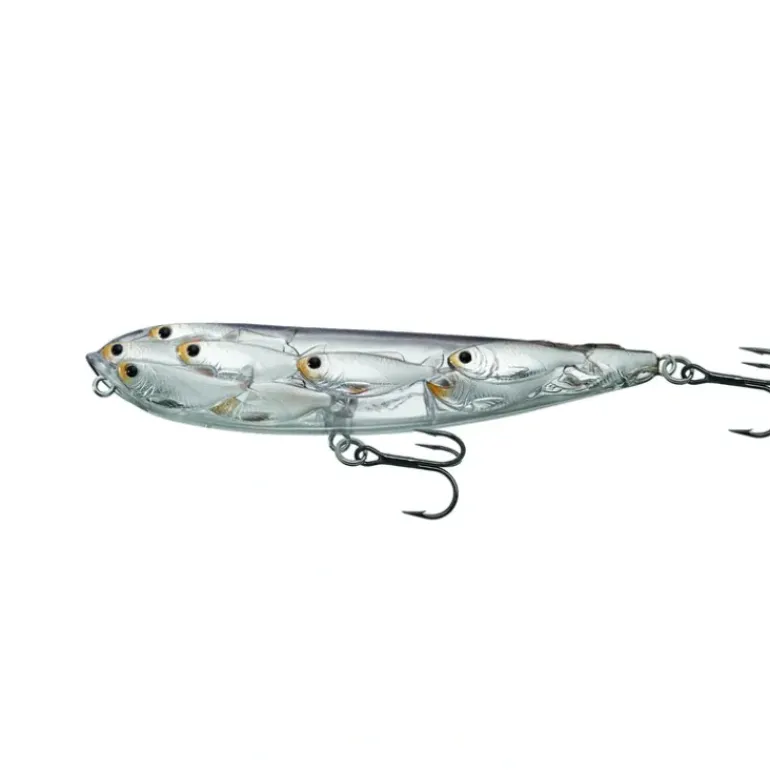 LiveTarget BaitBall Yearling Walking Bait, 4 1/2",5/8 oz, Pearl Floating - Your Premium Fishing Gear Store Rods Lines Baits Accessories* Bait
