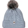 Logo Cableknit Faux Pom Beanie Good Grey - Your Premium Fishing Gear Store Rods Lines Baits Accessories* Shop All