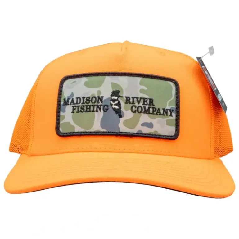 Logo Camo Patch 882FP Trucker Blaze Orange - Your Premium Fishing Gear Store Rods Lines Baits Accessories* Shop All