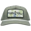 Logo Camo Patch 258 Hat Dark Olive/White Rope - Your Premium Fishing Gear Store Rods Lines Baits Accessories* Shop All