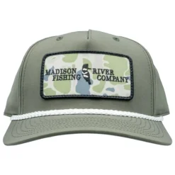 Logo Camo Patch 258 Hat Dark Olive/White Rope - Your Premium Fishing Gear Store Rods Lines Baits Accessories* Shop All