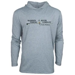 Logo Confluence Hoody with Chest Logo Blue Fog Heather - Your Premium Fishing Gear Store Rods Lines Baits Accessories* Shop All