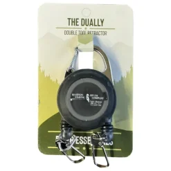 Logo Dually Double Retractor Black - Your Premium Fishing Gear Store Rods Lines Baits Accessories* Shop All