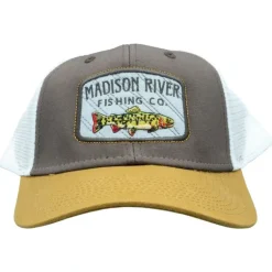 Logo Industrial Mesh Quilted Trucker Coffee/White/Lumbar - Your Premium Fishing Gear Store Rods Lines Baits Accessories* Shop All
