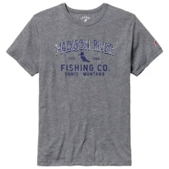 Logo Kingfisher Round Robin S/S T-Shirt Fall Heather - Your Premium Fishing Gear Store Rods Lines Baits Accessories* Shop All