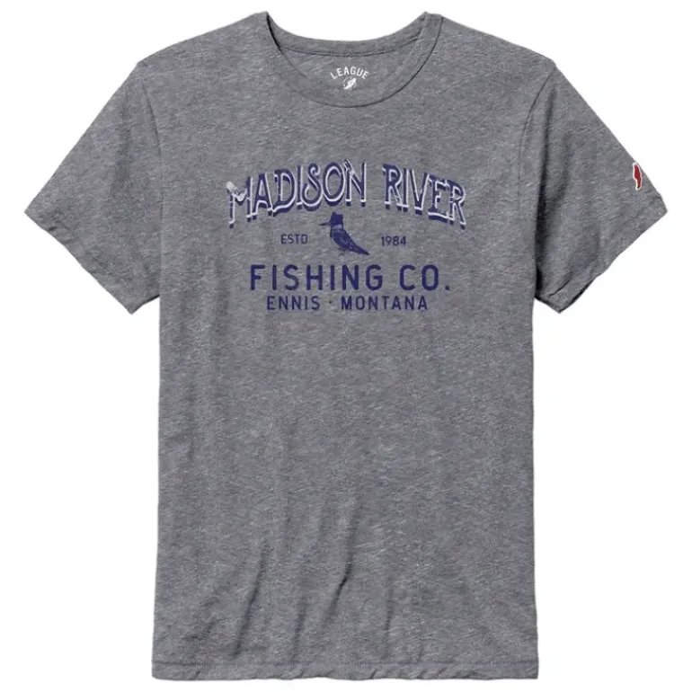 Logo Kingfisher Round Robin S/S T-Shirt Fall Heather - Your Premium Fishing Gear Store Rods Lines Baits Accessories* Shop All