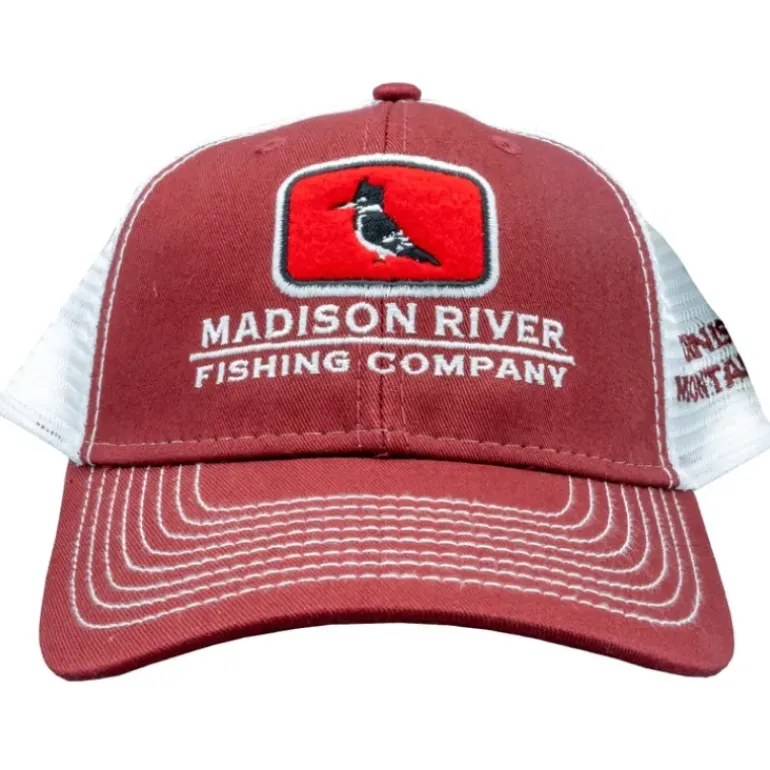 Logo Kingfisher Sideline Trucker Burnt Henna/White - Your Premium Fishing Gear Store Rods Lines Baits Accessories* Fishing Line