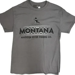 Logo Kingfisher S/S T-Shirt Charcoal with Kingfisher - Your Premium Fishing Gear Store Rods Lines Baits Accessories* Shop All