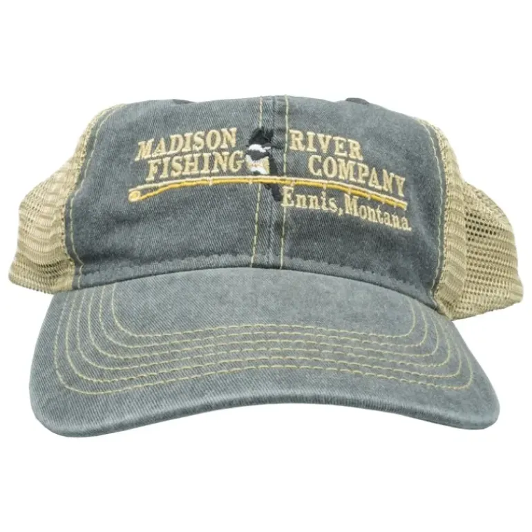 Logo Legend Trucker Cap Charcoal/Khaki - Your Premium Fishing Gear Store Rods Lines Baits Accessories* Shop All