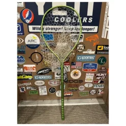 Logo Meat Hammock Mid-Length Aluminum Net Olive - Your Premium Fishing Gear Store Rods Lines Baits Accessories^ Cheap