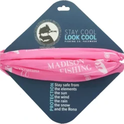Logo Neck Gaiter Pink/White - Your Premium Fishing Gear Store Rods Lines Baits Accessories* Shop All