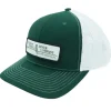 Logo Patch 112 Dark Green/White Hat - Your Premium Fishing Gear Store Rods Lines Baits Accessories* Shop All