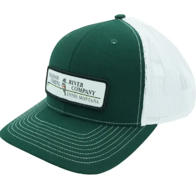 Logo Patch 112 Dark Green/White Hat - Your Premium Fishing Gear Store Rods Lines Baits Accessories* Shop All