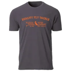 Logo Quality Fly Tackle Sueded S/S T-Shirt - Your Premium Fishing Gear Store Rods Lines Baits Accessories* Fly Fishing