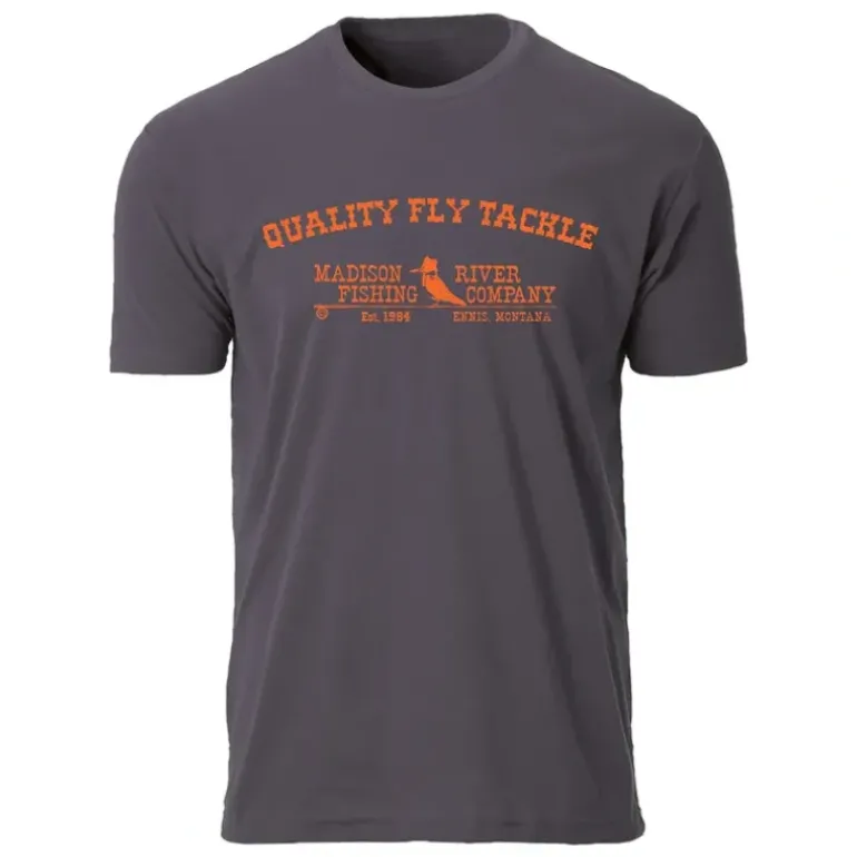 Logo Quality Fly Tackle Sueded S/S T-Shirt - Your Premium Fishing Gear Store Rods Lines Baits Accessories* Fly Fishing