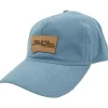 Logo Retro Ranger Leatherpatch Hat Slate Blue - Your Premium Fishing Gear Store Rods Lines Baits Accessories* Shop All