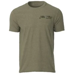 Logo River Kings Sueded S/S T-Shirt Heather Military Green - Your Premium Fishing Gear Store Rods Lines Baits Accessories* Shop All