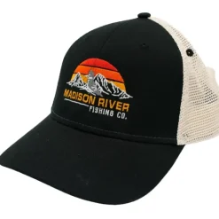 Logo Soft Mesh Morning Mtn Trucker Black/Natural - Your Premium Fishing Gear Store Rods Lines Baits Accessories* Shop All