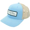 Logo 112 Split Columbia Blue/Khaki Hat - Your Premium Fishing Gear Store Rods Lines Baits Accessories* Shop All