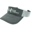 Logo Split Visor Charcoal/White - Your Premium Fishing Gear Store Rods Lines Baits Accessories* Shop All