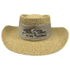 Logo The Albatross Straw Hat Khaki Band - Your Premium Fishing Gear Store Rods Lines Baits Accessories* Shop All