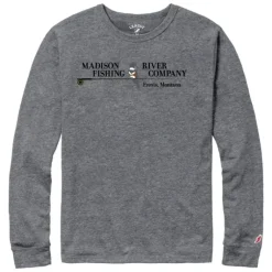 Logo Tri Blend L/S T-Shirt Chest Logo Premium Heather - Your Premium Fishing Gear Store Rods Lines Baits Accessories* Shop All