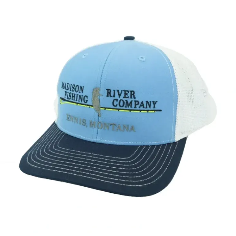Logo 112 Tri Blue/White/Navy Hat - Your Premium Fishing Gear Store Rods Lines Baits Accessories* Shop All