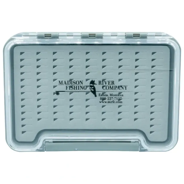 Logo Waterproof Clear Thin Fly Box Tear Drop Foam - Your Premium Fishing Gear Store Rods Lines Baits Accessories* Fly Fishing