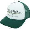 Logo 112 White/Dark Green Hat - Your Premium Fishing Gear Store Rods Lines Baits Accessories* Shop All