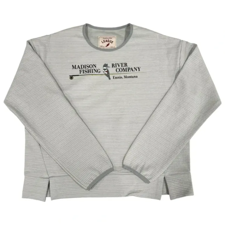Logo Womens Summit Crew Modern Grey - Your Premium Fishing Gear Store Rods Lines Baits Accessories* Shop All
