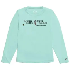 Logo Youth Sundial L/S Crew Surf Blue - Your Premium Fishing Gear Store Rods Lines Baits Accessories* Shop All