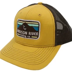 Logo Zone Trucker Retro Stripe Whiskey Coffee - Your Premium Fishing Gear Store Rods Lines Baits Accessories* Shop All