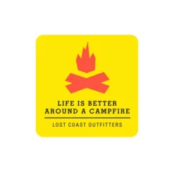 Lost Coast Campfire Sticker - Your Premium Fishing Gear Store Rods Lines Baits Accessories* Shop All