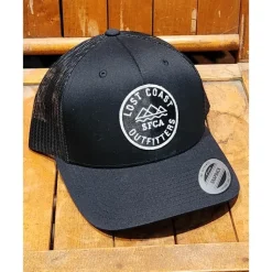 Lost Coast Outfitters Trucker Cap - Black White - Your Premium Fishing Gear Store Rods Lines Baits Accessories* Shop All