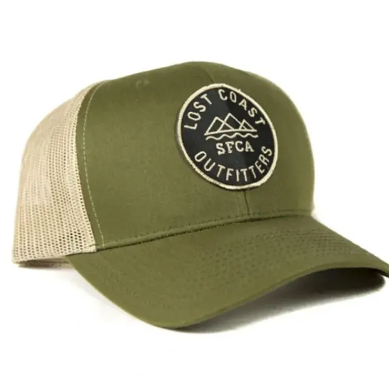 Lost Coast Outfitters Trucker Cap-Olive - Your Premium Fishing Gear Store Rods Lines Baits Accessories* Shop All