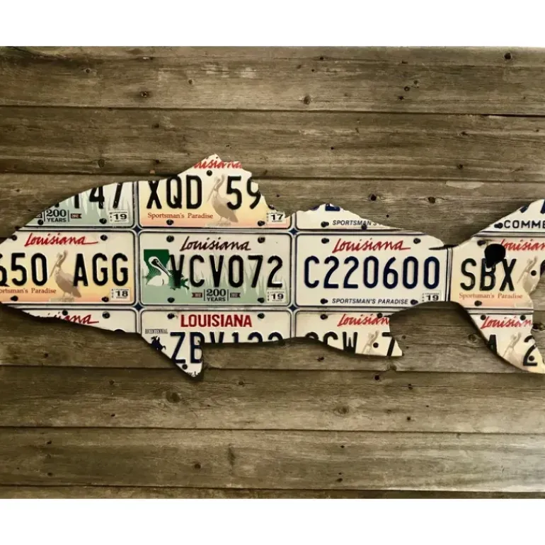 Louisiana Black Drum License Plate Art - Your Premium Fishing Gear Store Rods Lines Baits Accessories* Shop All