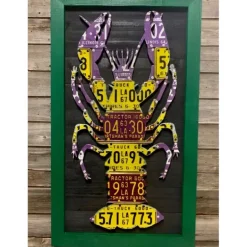 Louisiana Crawfish License Plate Art - Your Premium Fishing Gear Store Rods Lines Baits Accessories* Shop All