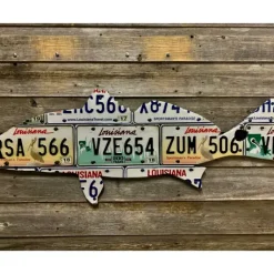Louisiana Redfish License Plate Art - Your Premium Fishing Gear Store Rods Lines Baits Accessories* Shop All