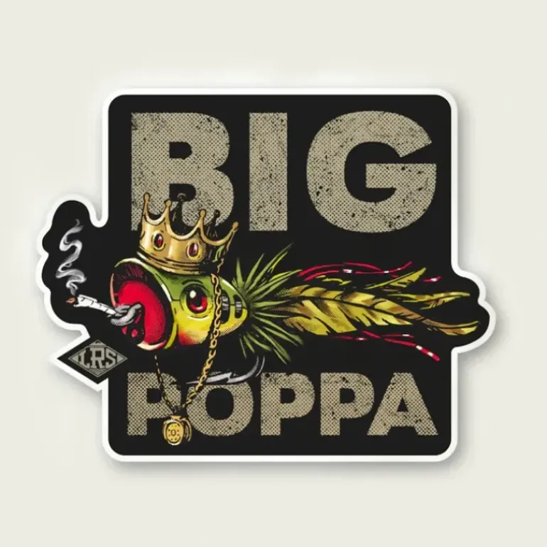 LRS Big Poppa Decal - Your Premium Fishing Gear Store Rods Lines Baits Accessories* Shop All