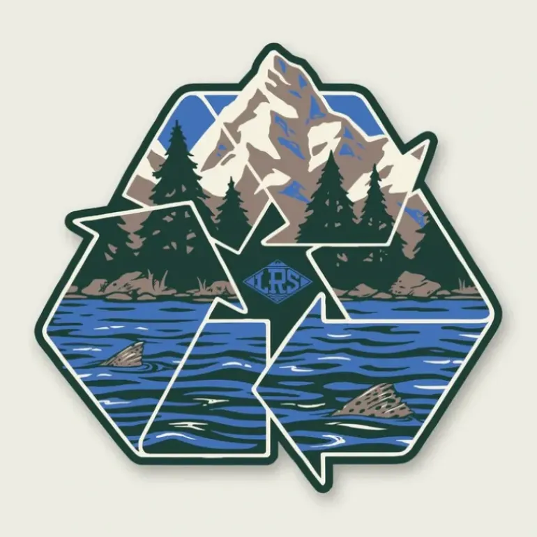 LRS Recycle Decal - Your Premium Fishing Gear Store Rods Lines Baits Accessories* Shop All