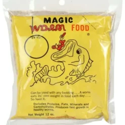 Magic Worm Food, 12oz, Brown - Your Premium Fishing Gear Store Rods Lines Baits Accessories* Shop All
