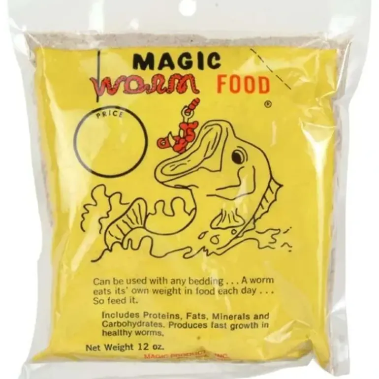 Magic Worm Food, 12oz, Brown - Your Premium Fishing Gear Store Rods Lines Baits Accessories* Shop All